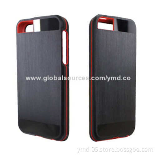 Aluminum Shell Cases for iPhone 5S with Brushed Metal